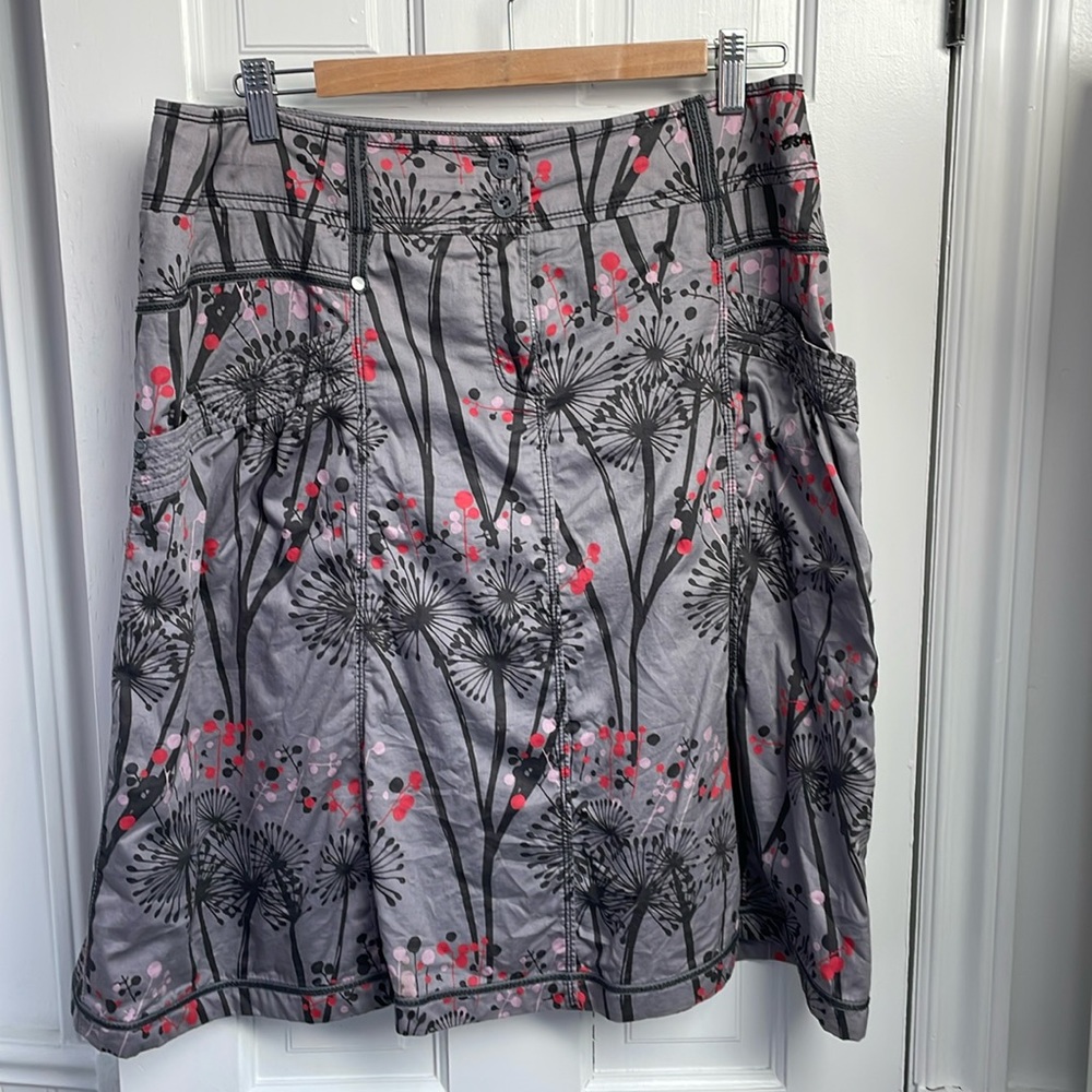 Esprit 100% cotton mid length lined skirt Size 10